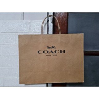 ถุงกระดาษ coach ของแท้