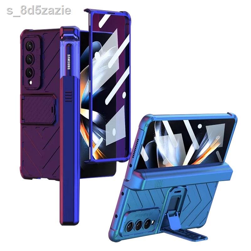 ✚✗▼For Samsung GalaxyZ Fold3 Fold 4 casing,Slide Pen Case Protector,Galaxy Z Fold 3 4 cover,z fold 3