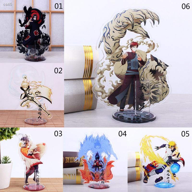 Anime Naruto Character Standing Card Decoration figure