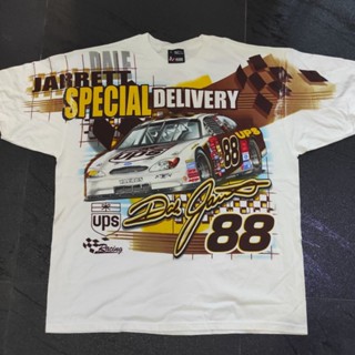 🥇เสื้อยืด NASCAR วินเทจ OVP UPS racing no.88  น่าสะสม สภาพ NOS หายากครับ🏆 .