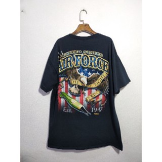 เสื้อยืด มือสอง ลายมันส์ อก 46 ยาว 30