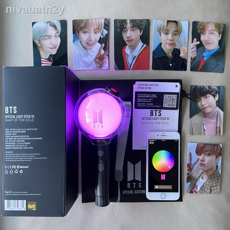 【24 H】 Kpop BTS Bluetooth Hot Lightstick Ver.4 Army Bomb Special Edition MAP OF THE SOUL Concert Lightstick