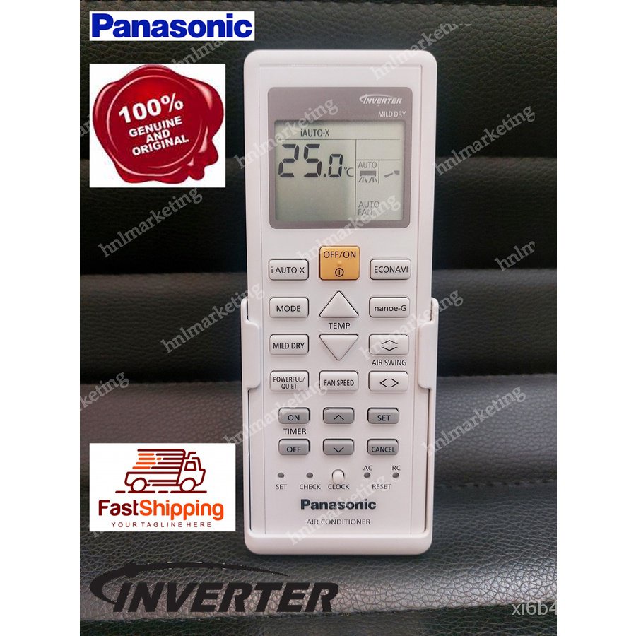 Panasonic Air Conditioner Remote Control ORIGINAL A75C07360 A75C03550 iAUTO ECONAVI nanoe-G INVERTERgardening ESCF