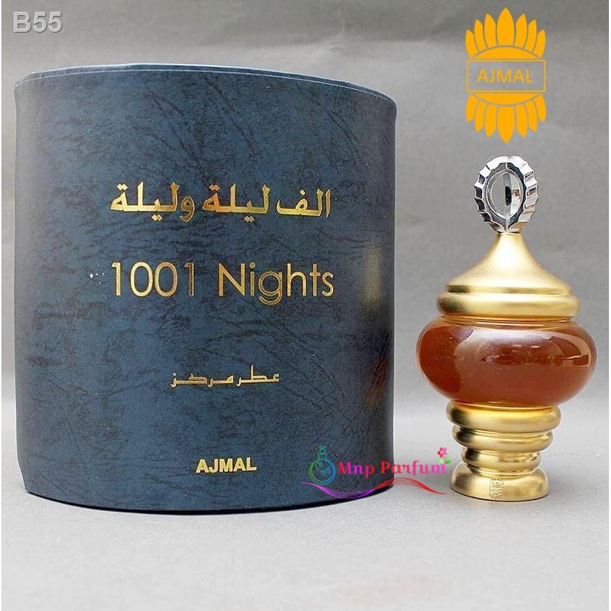 Ajmal 1001 Nights Oil Perfume For Women and Men 30 ml. ( กล่องซีล ).....  ........