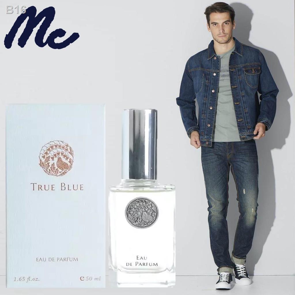 M&amp;C True Blue Eau De Parfum 50ml น้ำหอมผู้ชายกลิ่นใหม่ล่าสุดลิขสิทธิ์แท้จาก Mc Jeans