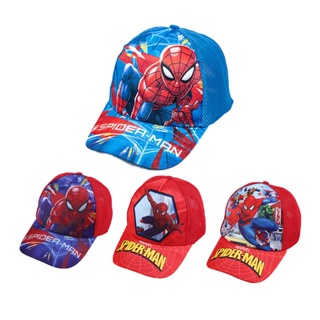 Babys home หมวกเบสบอลลายการ์ตูนสําหรับเด็ก 3-8 ปี หมวกเด็ก หมวกเบสบอล สไปเดอร์แมน การ์ตูนฮีโร่ หมวกการ์ตูนน่ารัก Spider