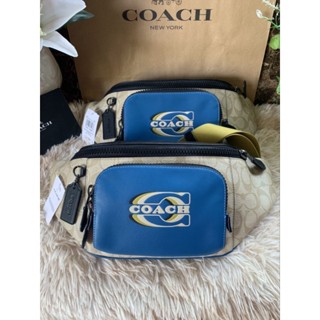 👜🎉 คาดอกcoach รุ่นใหม่ สีสวย ทูโทนค่ะ