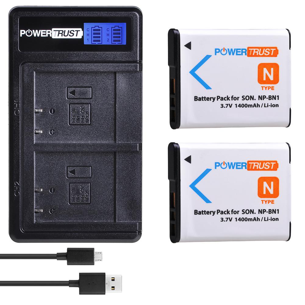 NP BN1 Np Bn1แบตเตอรี่ LCD Dual Charger สำหรับ Sony DSC-W800,DSC-WX220,,NP-BN1,DSC-QX30,DSC-QX100,DS