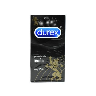 Durex ถุงยางอนามัย Kingtex ขนาด 49 มม 12 ชิ้น / กล่อง