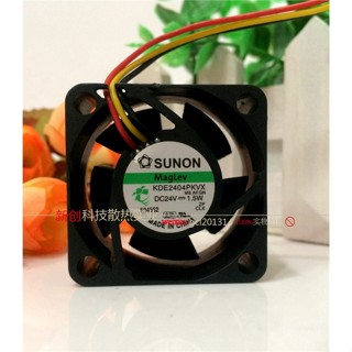 พัดลมระบายความร้อน Jianzhun SUNON 4020 24V 1.5W KDE2404PKVX 3 สาย