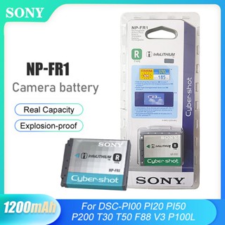 Sony NP-FR1 NP FR1 NPFR1 1220มิลลิแอมป์ชั่วโมงแบตเตอรี่กล้อง DSC P100 P200 P120 T30 G1 V3 T50 P100L P100LJ P100PP P100R