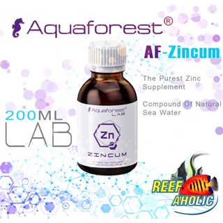 Aquaforest Zincum Lab 200ml ซิงคัม สูตรเข้มข้นของ Zinc เป็นแร่ธาตุรองที่สำคัญยิ่งอีกตัวเลย