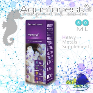 Aquaforest Micro E 50 ML แร่ธาตุเสริมสำหรับปลา ปะการัง และ สิ่งมีชีวิตในตู้ปลาทะเล