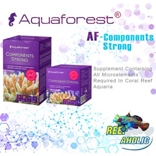 Aquaforest Components Strong แร่ธาตุสำหรับ Balling ใช้ผสมร่วมกับแร่ธาตุหลัก ใช้แล้วติดใจ ผสมง่ายเข้าใจระบบดีขึ้น