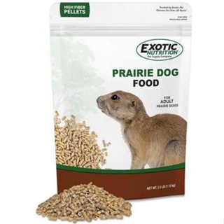 Exotic Nutrition Prairie Dog สำหรับแพรรีด็อกเเละสัตว์ฟันเเทะ ไดเอท ขนาดถุง (1.36kg.)  EXP:02/2025