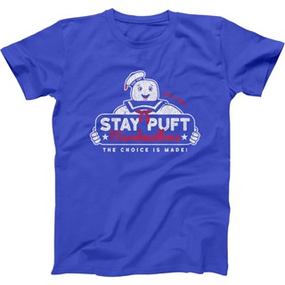 Stay Puft Marshmallows Funny Old School Ghost Fighting Marshmallow Man 80s 90s Movie Humor Mens Shirt