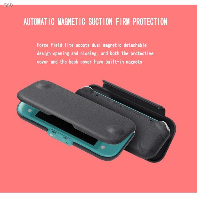 [hot recently] Genki Force Field Nintendo Switch lite case Magnetic clasps hold the clamshell design securely