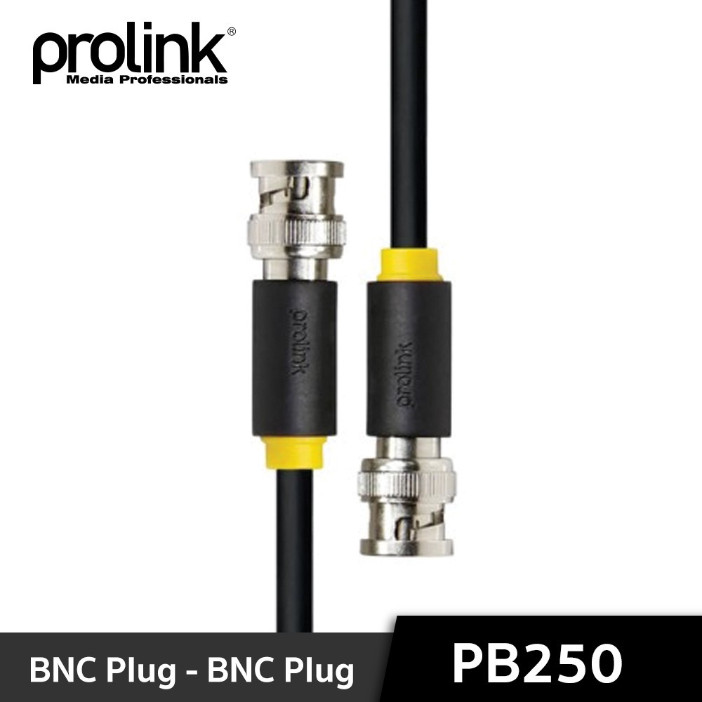 [ออกใบกำกับได้+ประกันศูนย์ไทย] PROLINK PB250-0150 สายโปรลิงค์ BNC Plug BNC Plug Clearance สินค้า Prolink ของแท้ 100% ไม่มีแพ็คเก็จ