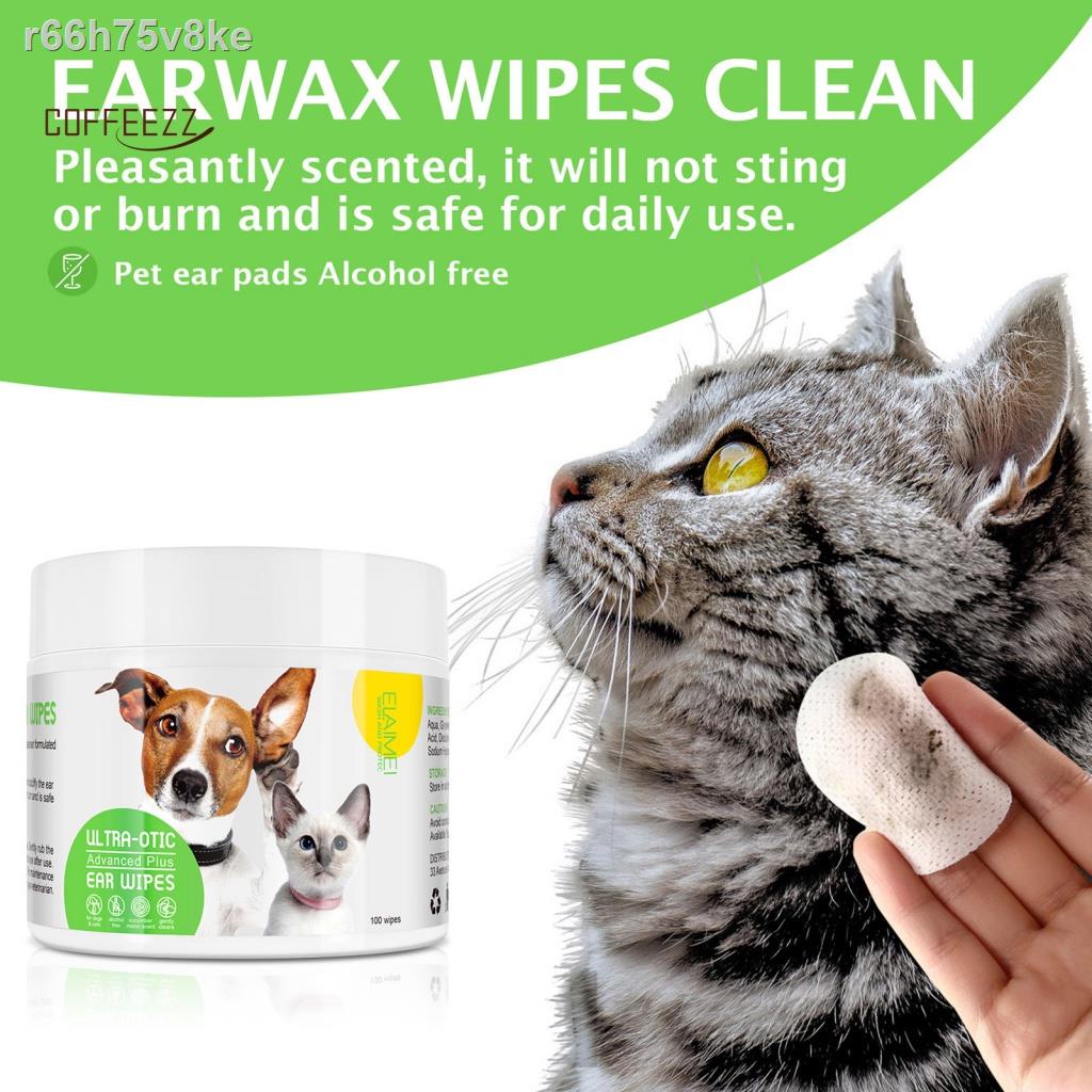 coffeezz 100Pcs/Box Universal Pet Cleaning Wipes Pet Supplies Pet Cat Dog Ear Deodorant Wipes Natura