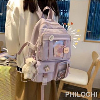 พร้อมส่งจ้า🎒กระเป๋าเป้ นักเรียนมัธยมต้น นักเรียนมัธยมปลาย กระเป๋านักเรียนความจุขนาดใหญ่