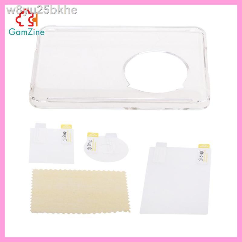 [YYDS] Clear LCD Screen Protector Cover Film+ Case for iPod Classic 80/120/160GB