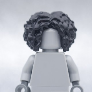 LEGO Black Curly Hair HAIR - LEGO® Minifigures Authentic เลโก้แท้