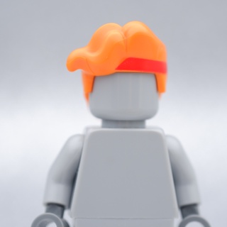 LEGO Orange Hair Red Headband HAIR - LEGO® Minifigures Authentic เลโก้แท้