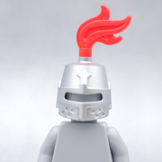 LEGO Metallic Silver Castle Helmet HEADGEAR - LEGO® Minifigures Authentic เลโก้แท้