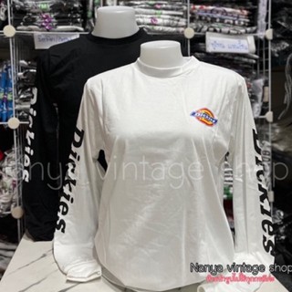 เสื้อแขนยาววินเทจ ลายดิกกกี้ลายเล็ก