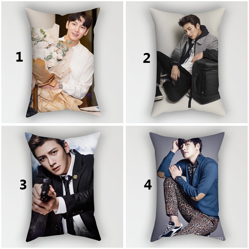 Popular Kpop Celebrity 지창욱、Ji Chang Wook Single Side Print Rectangular Pillowcase Sofa Car Bed Pillow Case Cushion Cover