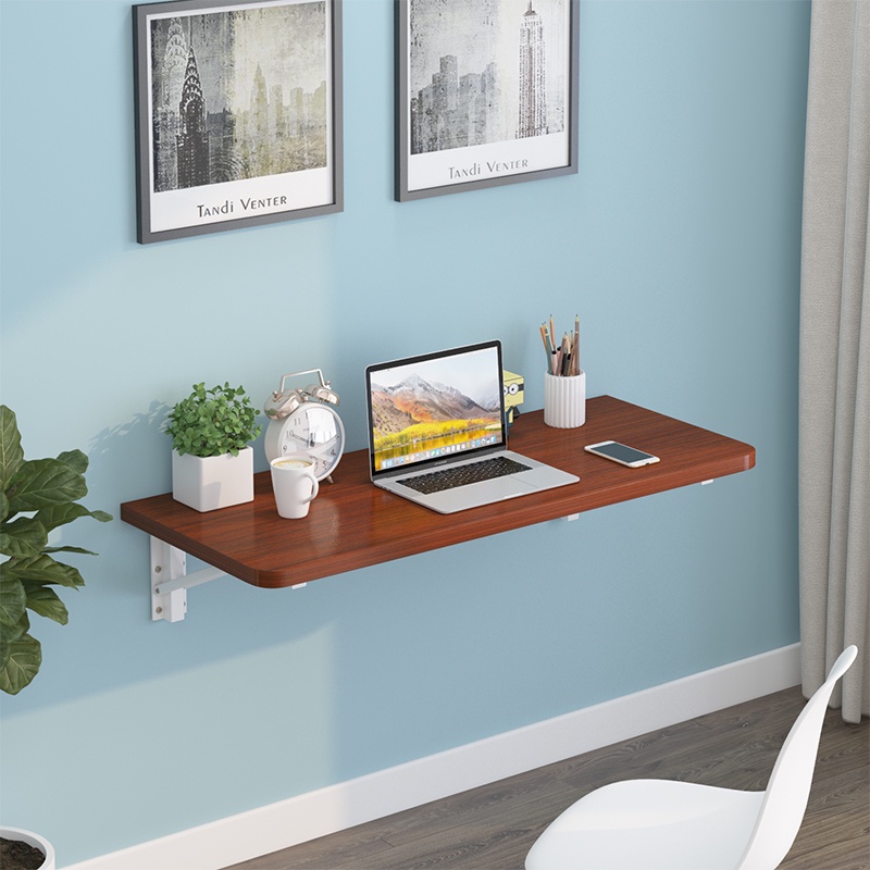 2pcs Folding Bracket for Shelf Table Desk Wall Mounted Support