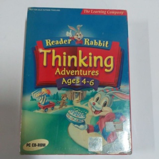 เกมส์เพื่อการเรียนรู้ PC Reader Rabbit  Thinking Adventures แผ่นแท้ สินค้ามือ1เหมาะสำหรับสะสม