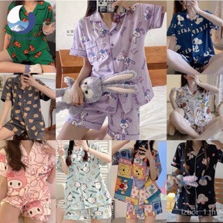 😍 ชุดนอน ชุดนอนผู้หญิง ชุดนอนผ้าคอตตอน ชุดนอนลายการ์ตูน ชุดนอนผู้หญิง Womens pajamas【LittleStar1】