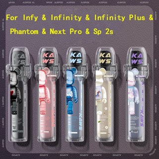 [เคสผ่อนคลาย] สําหรับผ่อนคลาย Phantom infinity เคสใส ลายการ์ตูน สายรัดโลหะ