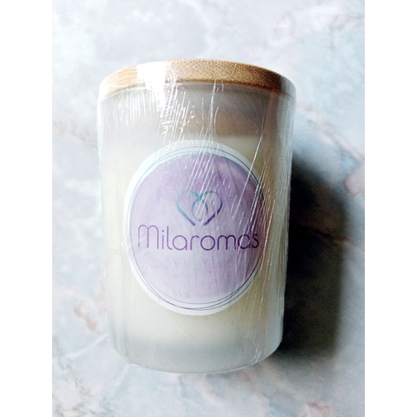 🕯💜🤍 🌸 SCENTED CANDLE :  MIRALOMAS