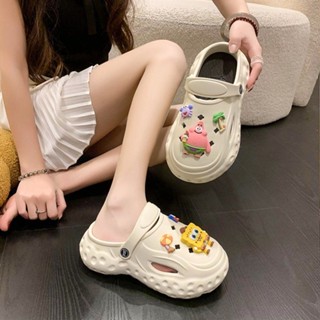 รองเท้ารูการ์ตูนน่ารักผู้หญิง Baotou รองเท้าแตะรองเท้าแตะก้นหนา SIZE36-45