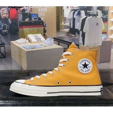 ﺴ▧✜Converse All Star 70 hi High yellow 100% Authentic Guaranteeรองเท้าผ้าใบ