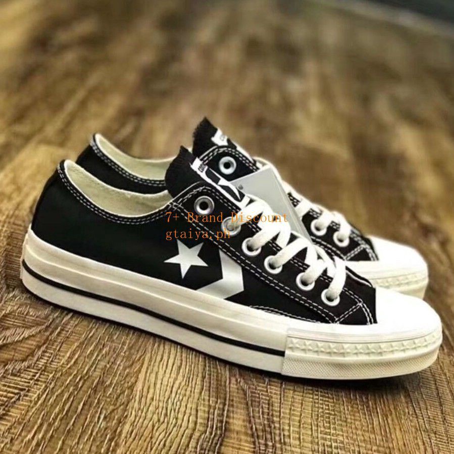 ✓✟✒✇¤Converse Player Ox รองเท้าผ้าใบแฟชั่น 1970s Chuck All Chevr One Star Cx-pro Black Men Plimsolls