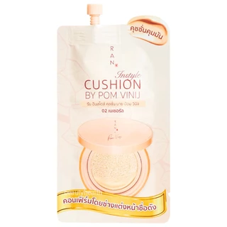 RAN COSMETIC - RAN INSTYLE CUSHION BY POM VINIJ 02 NATURAL (0.07g.) คุชชั่น