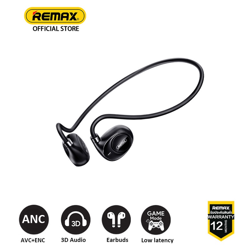 Remax RB-S13 หูฟังบลูทูธ Air Conduction หูฟังกีฬาไร้สาย