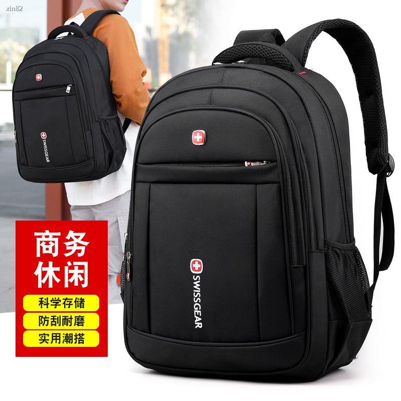 ❁Swiss Army Knife Backpack Men s Backpack Men s Large Capacity 17 Inch Leisure Business Computer Bag School Bag Outdoor