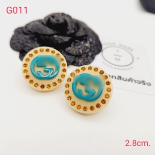 ต่างหู ตุ้มหู G พร้อมส่ง ถูกที่สุด!!งานดีสุด!!G011