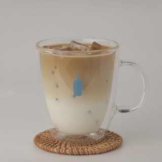 [Blue Bottle] Double Wall Glass Mug Cup 300ml / นำเข้าจากเกาหลี