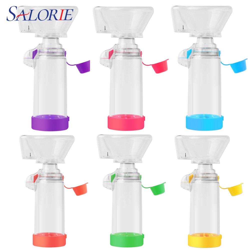 Salorie Children Adult Aerochamber with Mask Asthma Inhaler MDI Spacer Anti Static Inhale Chamber