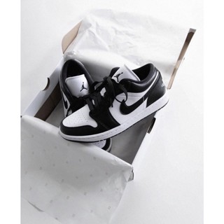 (พร้อมส่ง ของแท้ 100%) 🤍 Nike air jordan 1 low panda ในที่สุดดดโมเดลจอร์แดนก็มีสีขาวดำค่