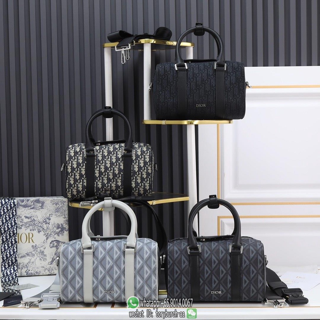 Dior lingot 26 Boston shopper handbag tiny weekender duffle bag shoulder shopping tote