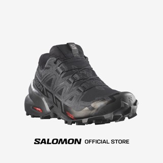 SALOMON SHOES SPEEDCROSS 6 GTX W สี BLACK/BLACK/PHA รองเท้ามัลติสปอร์ต รองเท้าวิ่งเทรล ผู้หญิง