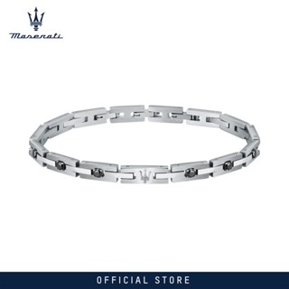 Maserati Jewels 22cm Mens Stainless Steel Bracelet JM422ATJ10 (Adjustable)