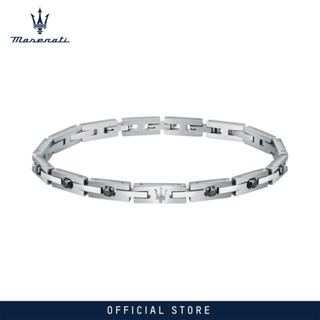 Maserati Jewels 22cm Mens Stainless Steel Bracelet JM422ATJ10 (Adjustable)