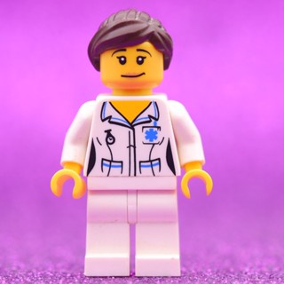 LEGO Nurse Series 1 *used ( สินค้ามือสอง )  LEGO เลโก้ มินิฟิกเกอร์ ตัวต่อ ของเล่น